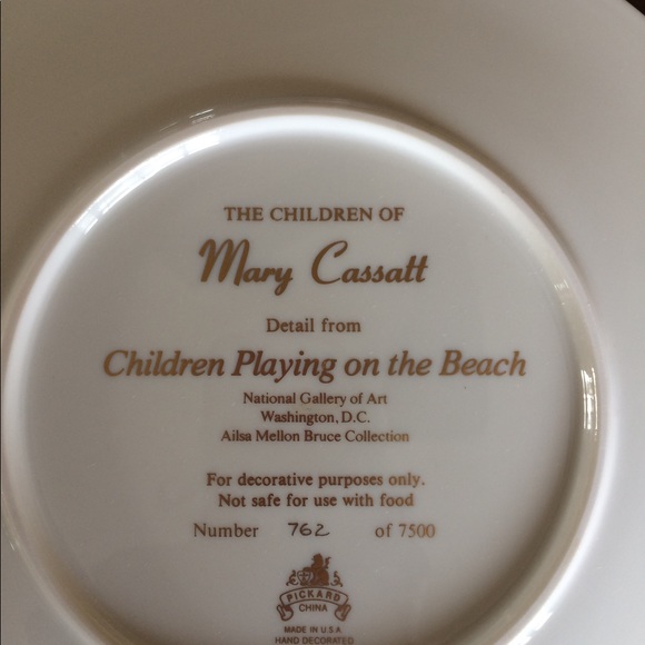 Mary Cassatt Ltd Ed Plate in Original Box - Picture 3 of 7